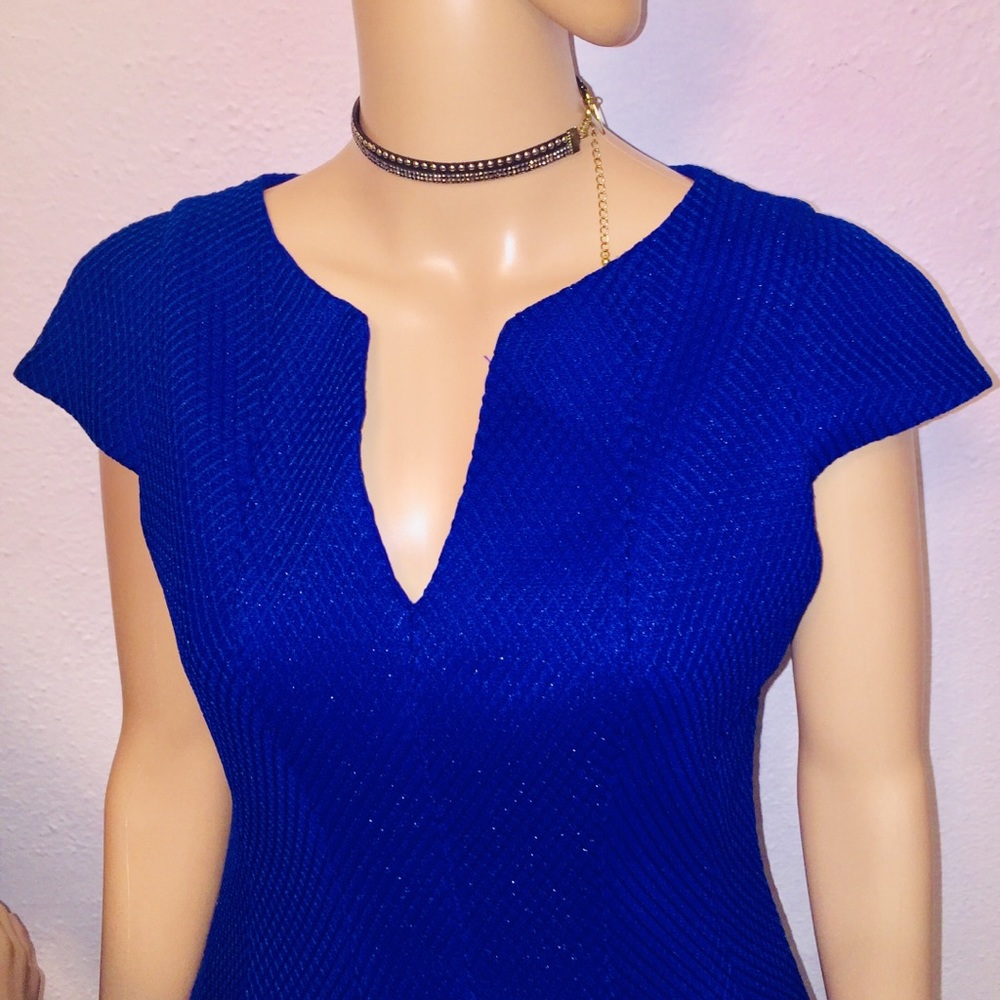 10075 Blue party’s Dress Size 4 - Picture 4 of 9